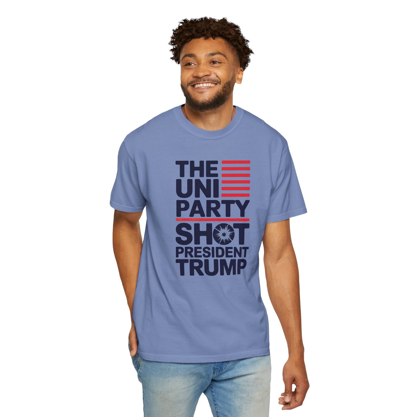 "The Uniparty Shot President Trump" #01, Unisex T-shirt