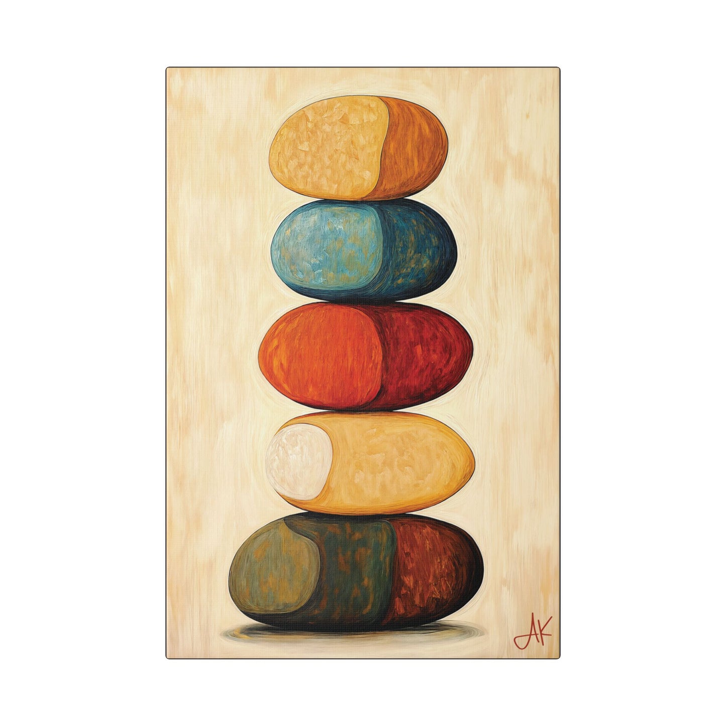 "Sacred Stack" #02, Stretched Classic Canvas Fine Art Print