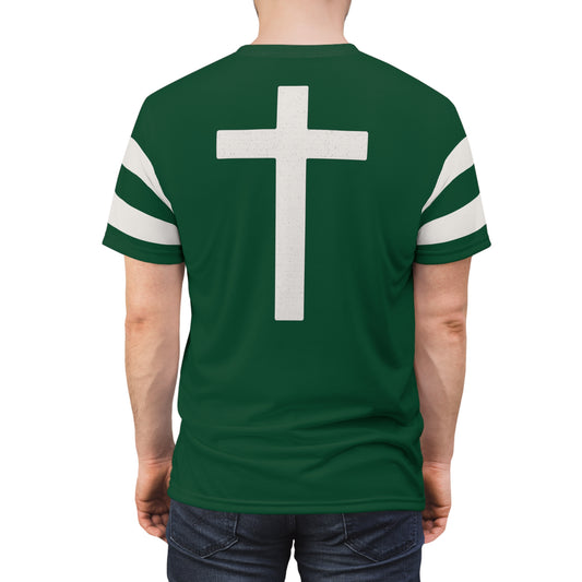 "Faith Overcomes Fear", Unisex Tee (Evergreen)