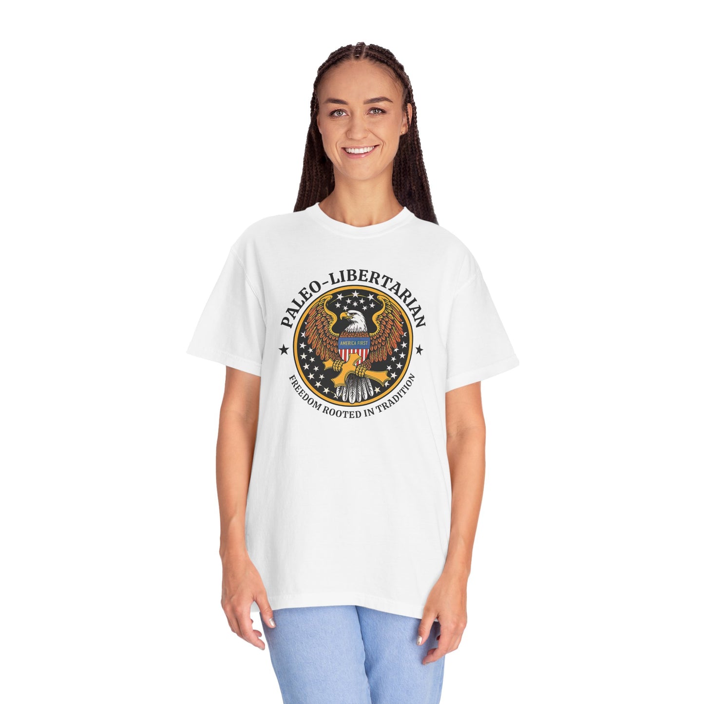 "Paleo-Libertarian" #01, Unisex T-shirt (Light Colors)