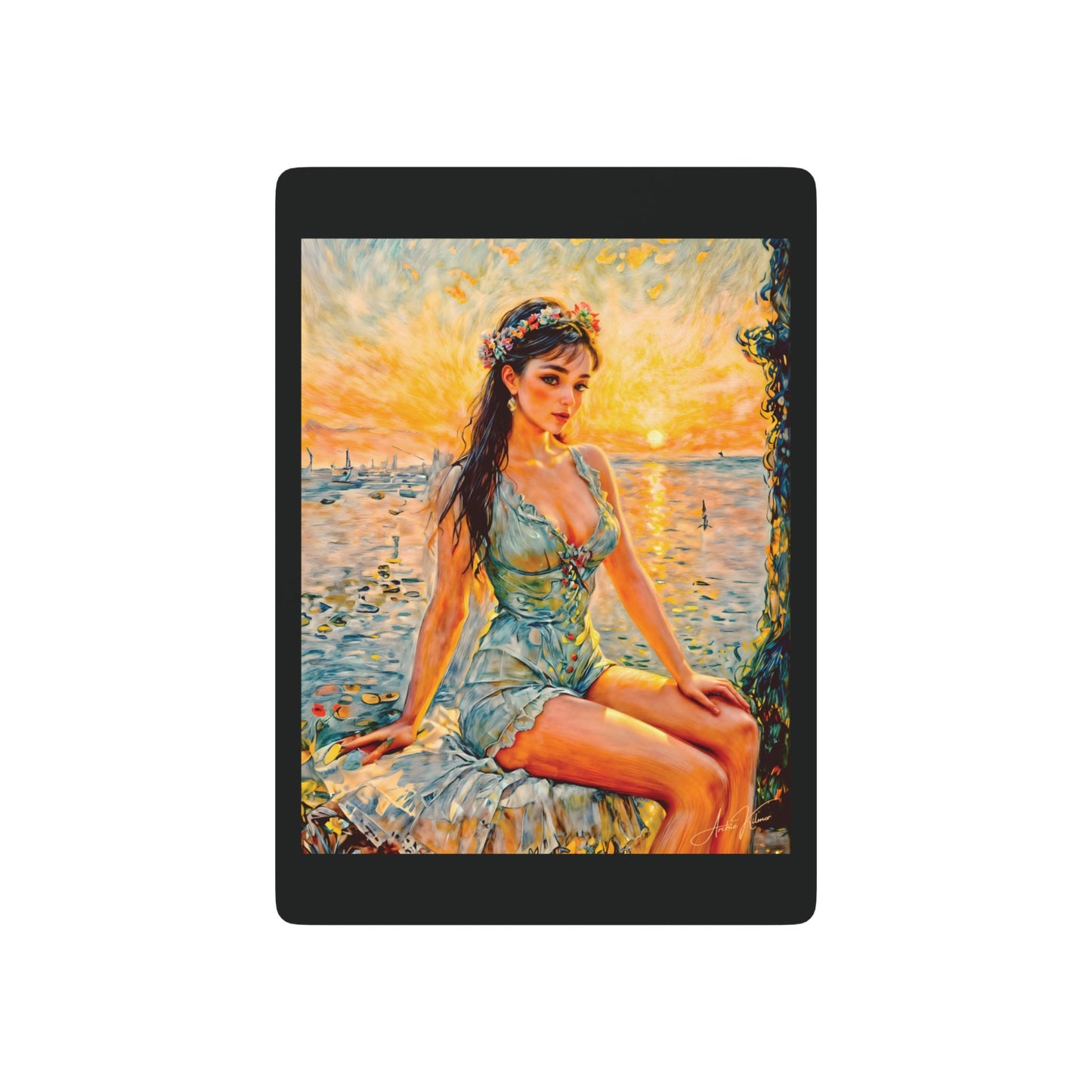 "1 Corinthians 7:3-5 (NIV)" Christian Fine Art Playing Cards (Void Black)