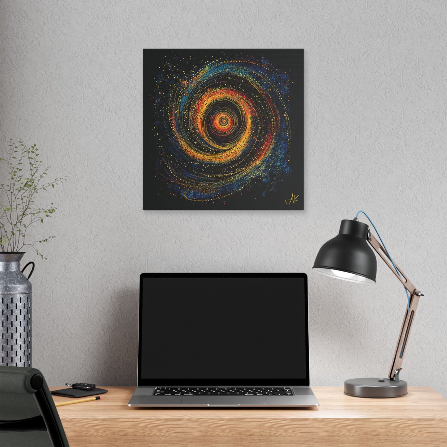 "Galactic Spiral", Stretched Classic Canvas Fine Art Print
