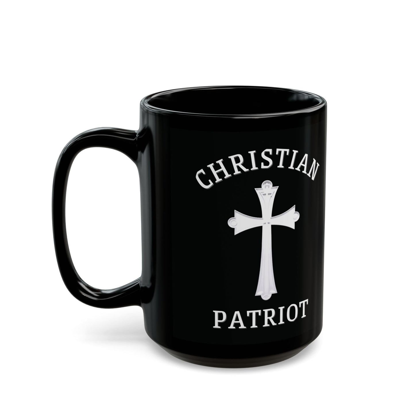 "Christian Patriot" #04, Black Mug (11oz & 15oz)