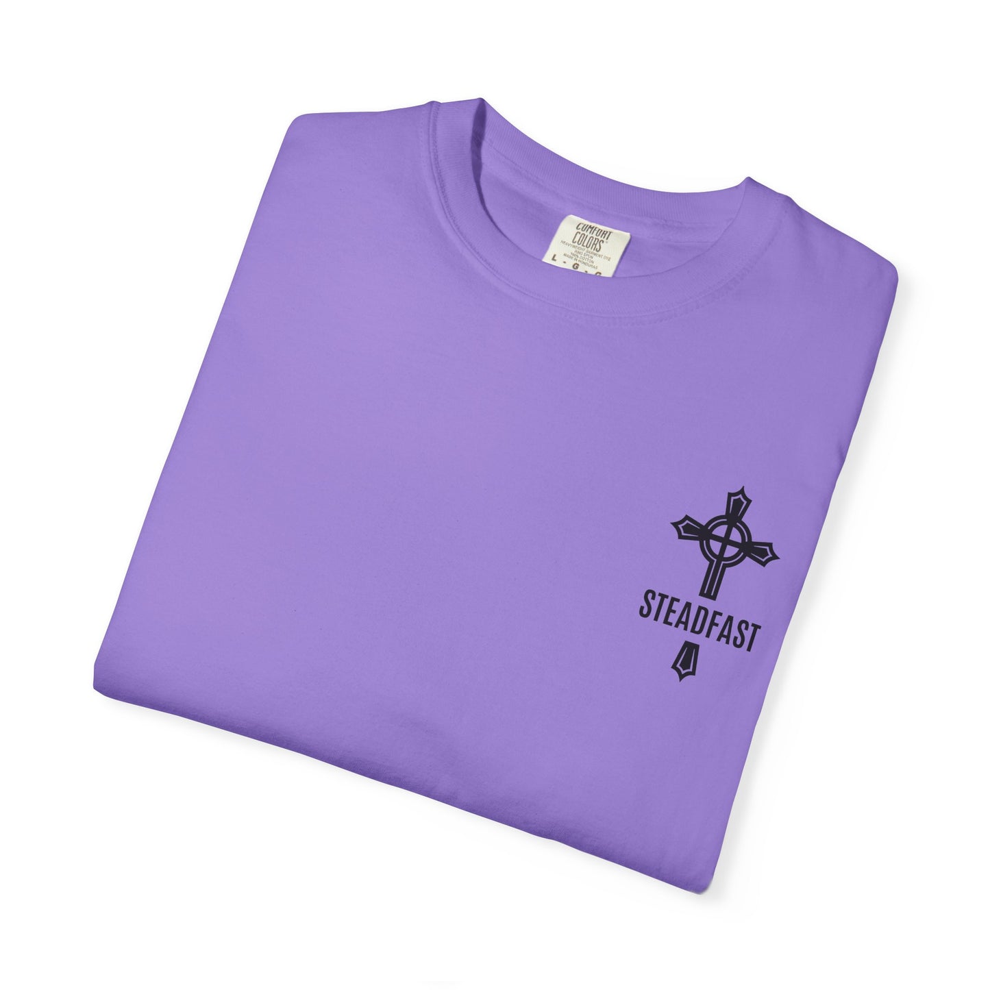 "Steadfast Cross in Black", Unisex T-shirt