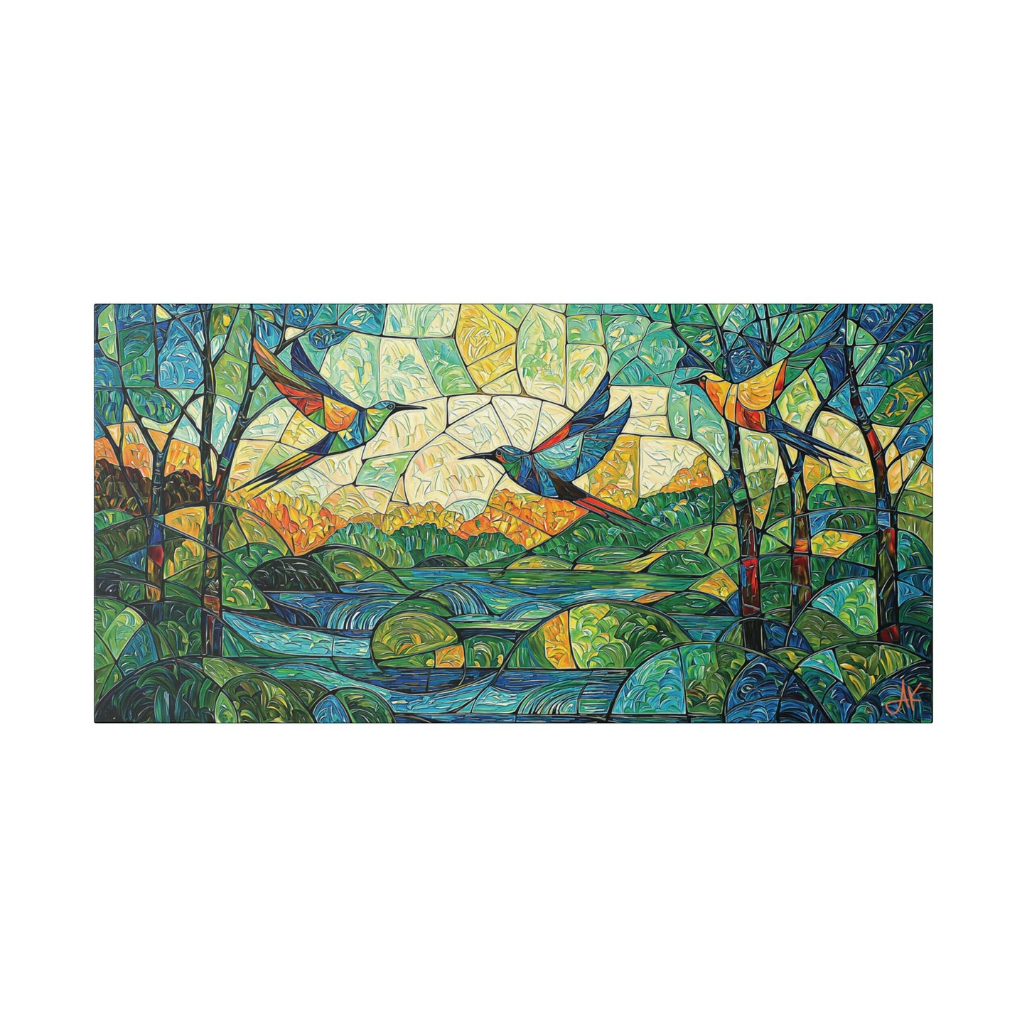 "The Isolated Isle", Stretched Classic Canvas Fine Art Print