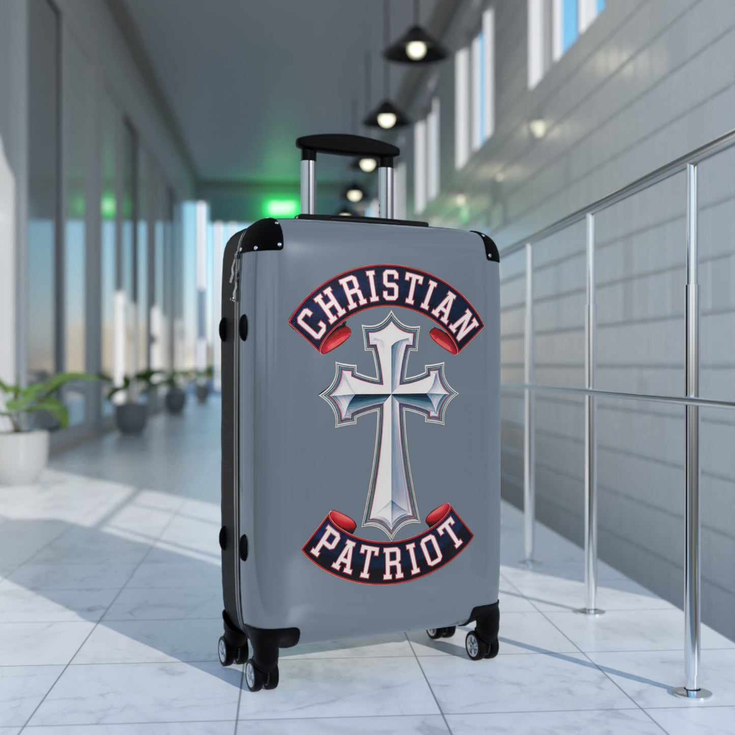 "Christian Patriot" #02 Suitcases (Atlantic Grey)