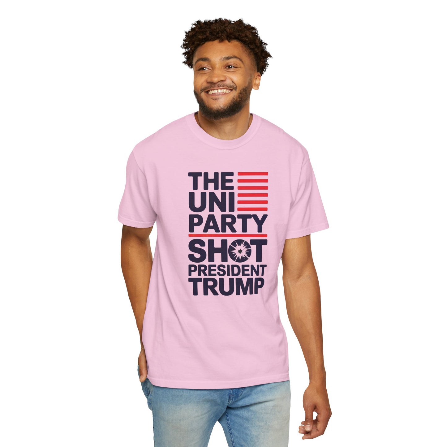 "The Uniparty Shot President Trump" #01, Unisex T-shirt
