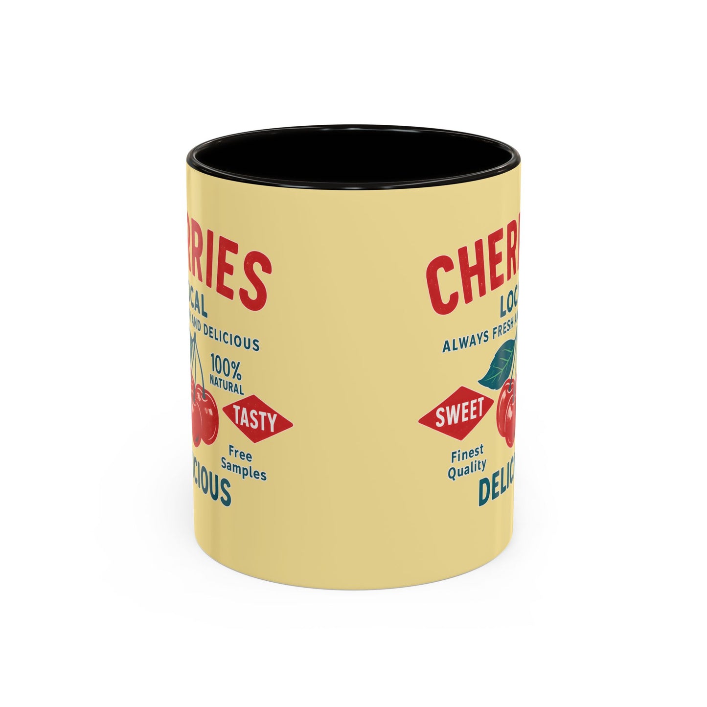 "Delicious Cherries", Colorful Mugs (11oz, 15oz) (Sanctum Veil)