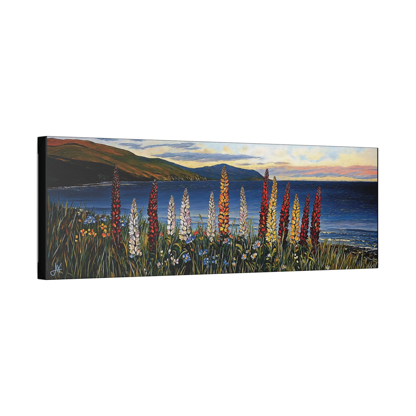 "Machair Awakens on Summers Tide", Stretched Classic Canvas Fine Art Print