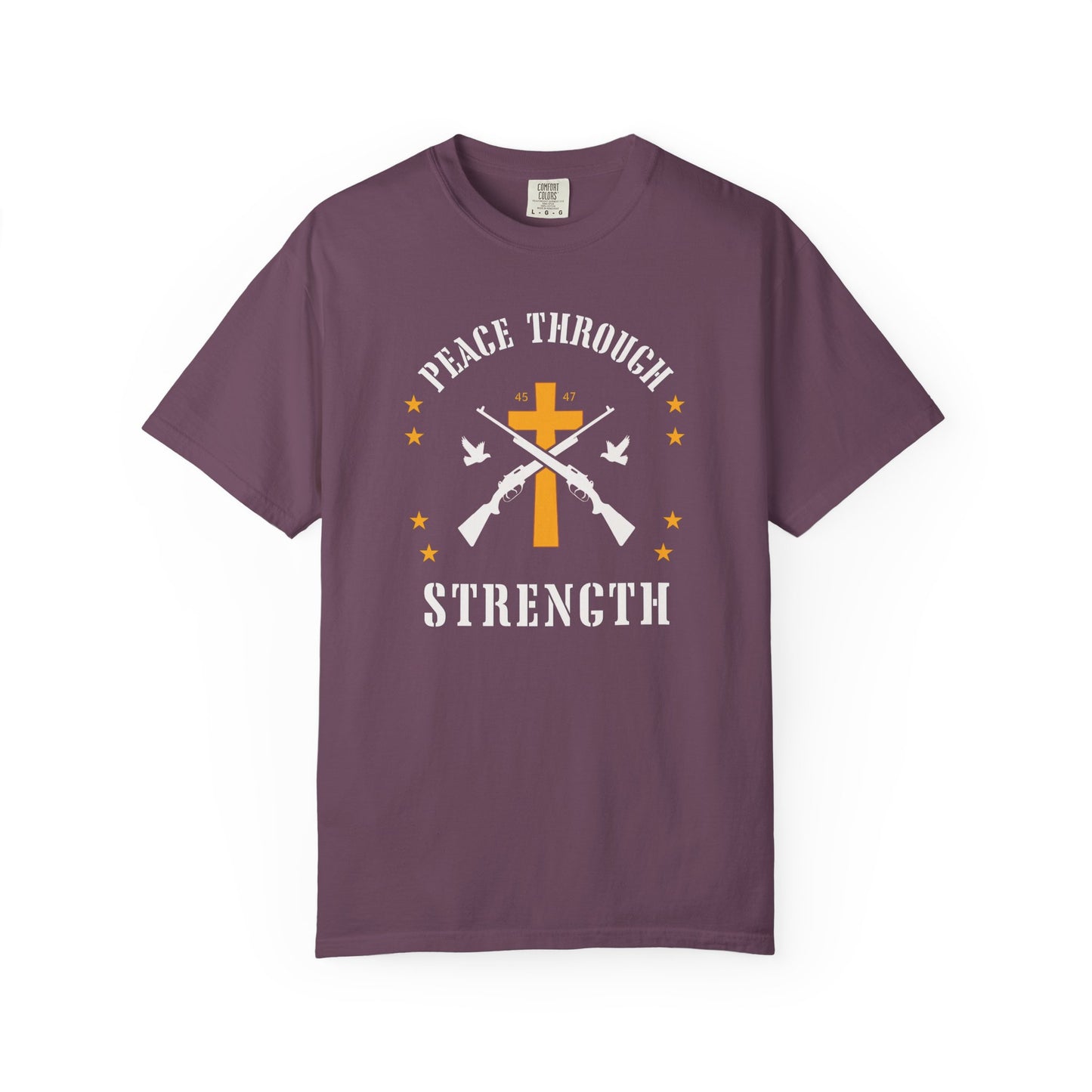 "Peace Through Strength" #01, Unisex T-shirt