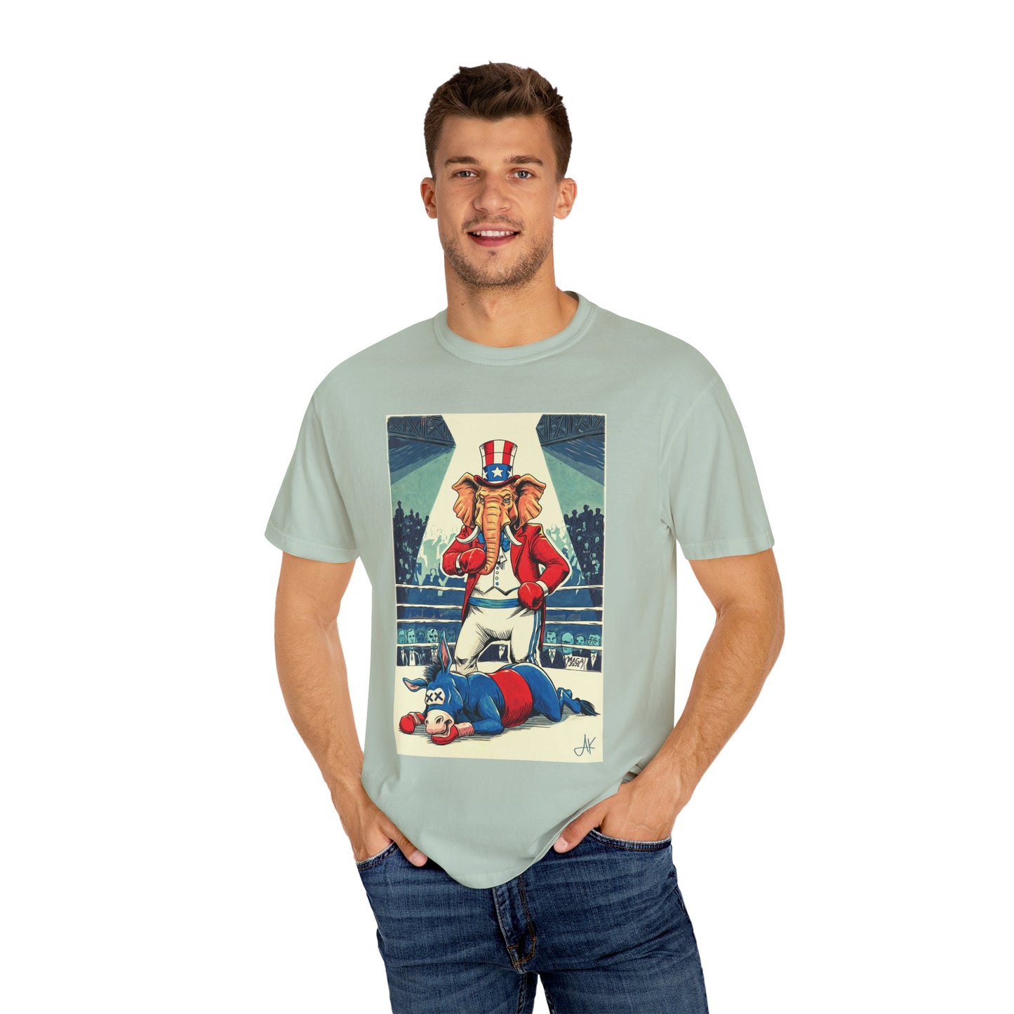 "Brutal Woke Knockout 2024", Unisex T-shirt (Light Colors)