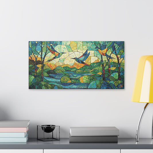 "The Isolated Isle", Stretched Classic Canvas Fine Art Print