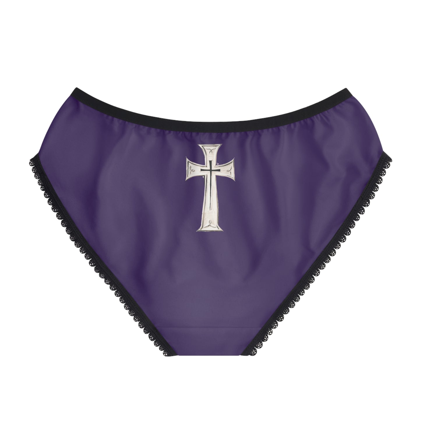 "First Darkness Then Comes Light" #02, Women's Briefs (Pleasant Purple)