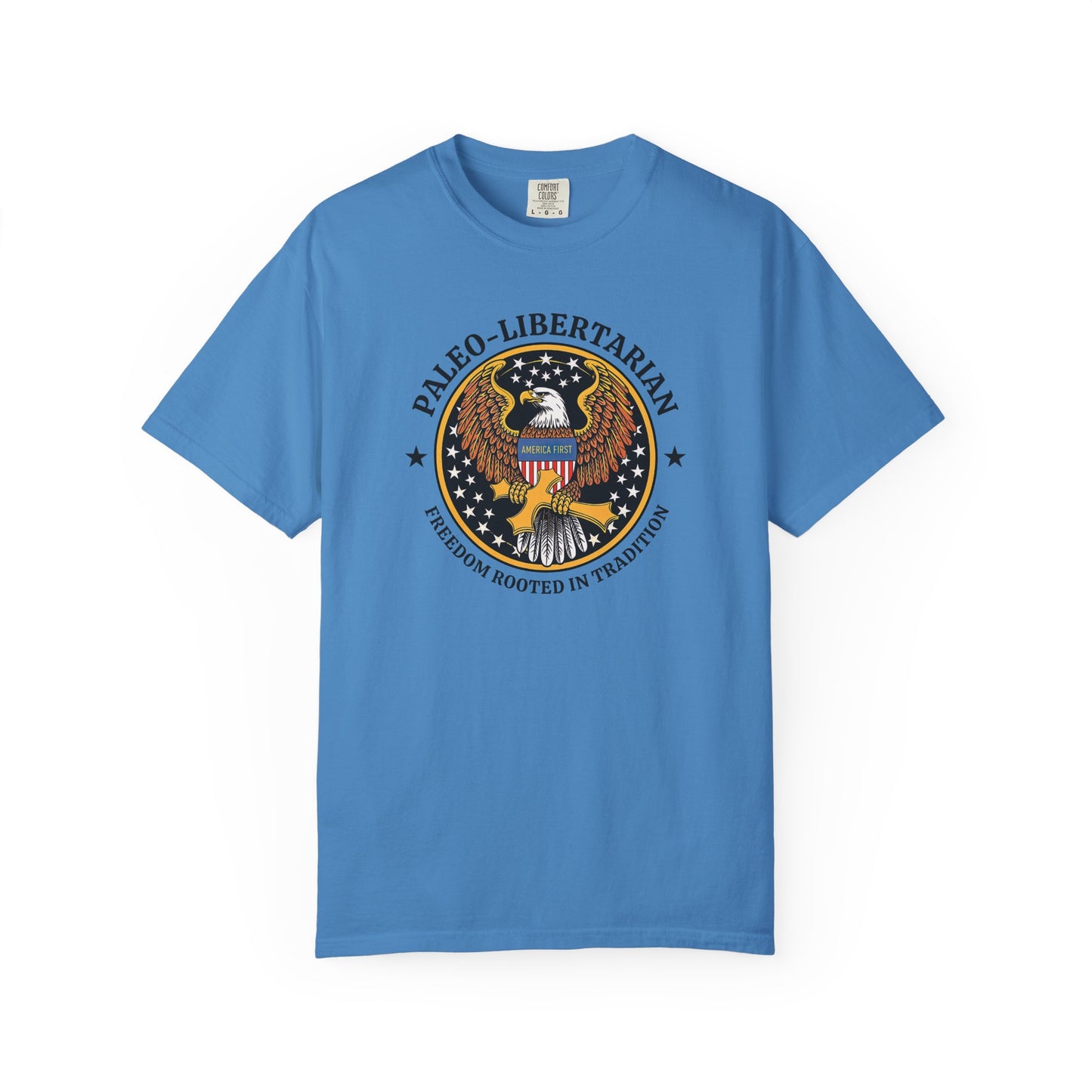 "Paleo-Libertarian" #01, Unisex T-shirt (Light Colors)