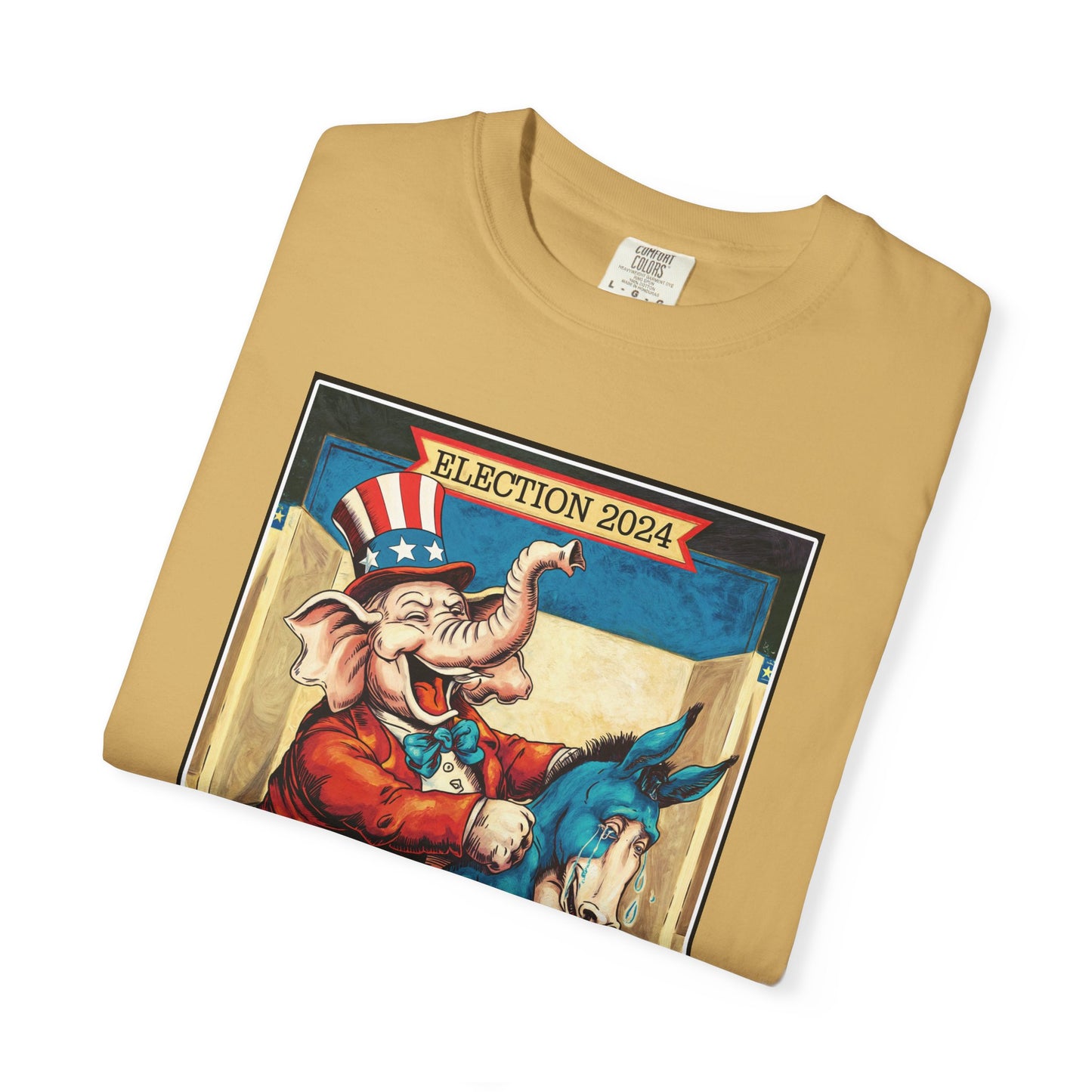 "MAGA Spanked the Donkeys 2024", Unisex T-shirt (Light Colors)