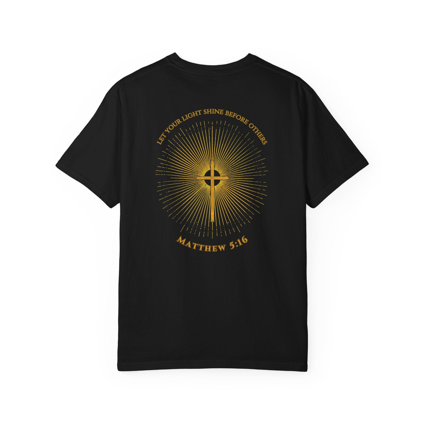 "Matthew 5:16 Sunburst", Unisex T-shirt