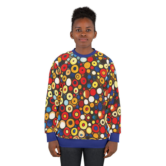 "Bits and Bobs", Unisex Sweatshirt (Klein Blue Collar)