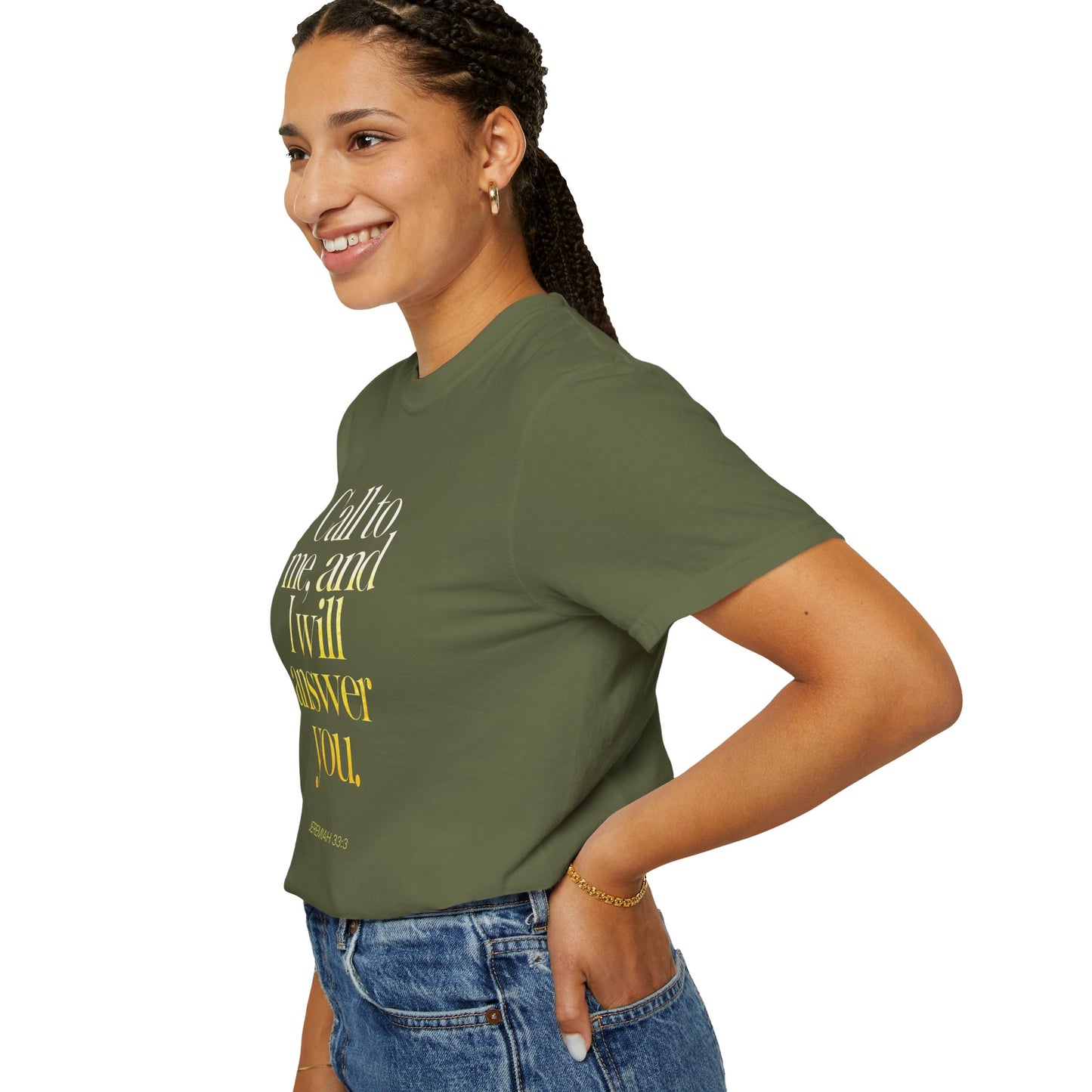 "Call to Me - Jeremiah 33:3" #02, Unisex T-shirt