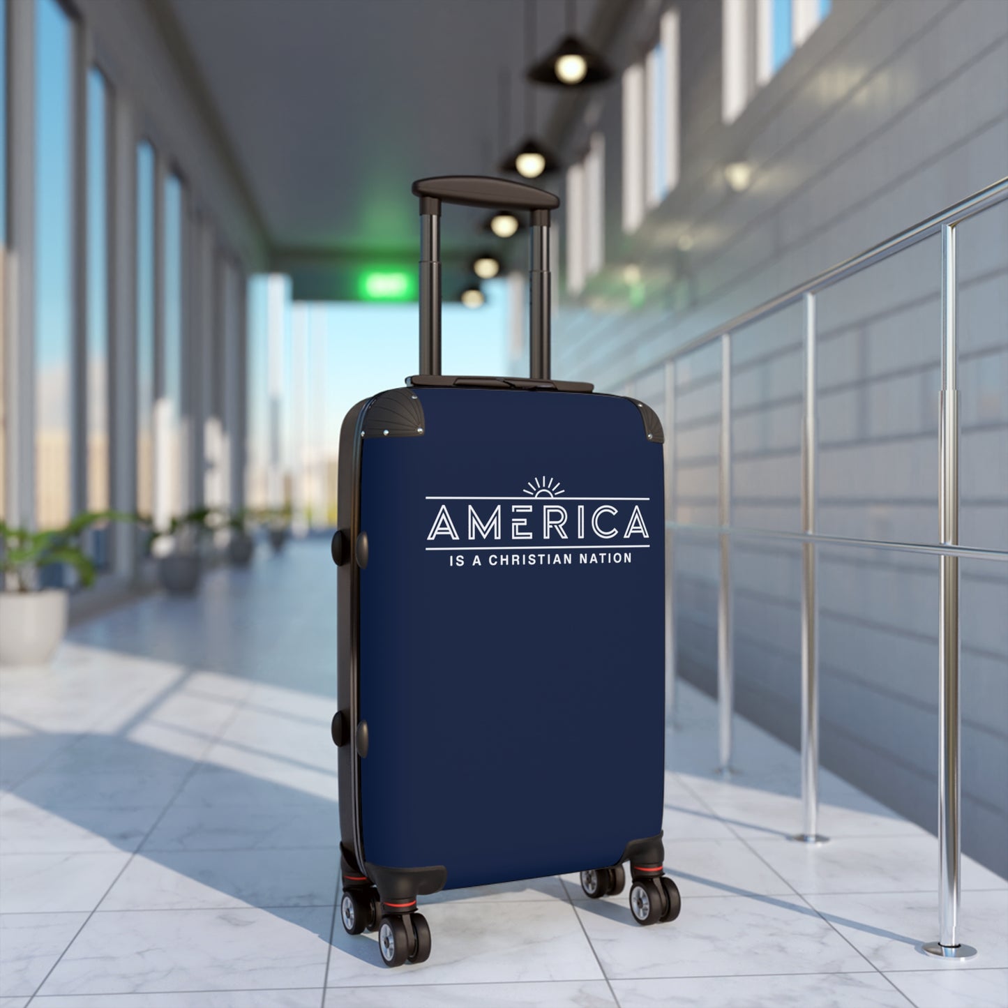 "America is a Christian Nation", Suitcases (Dark Blue)