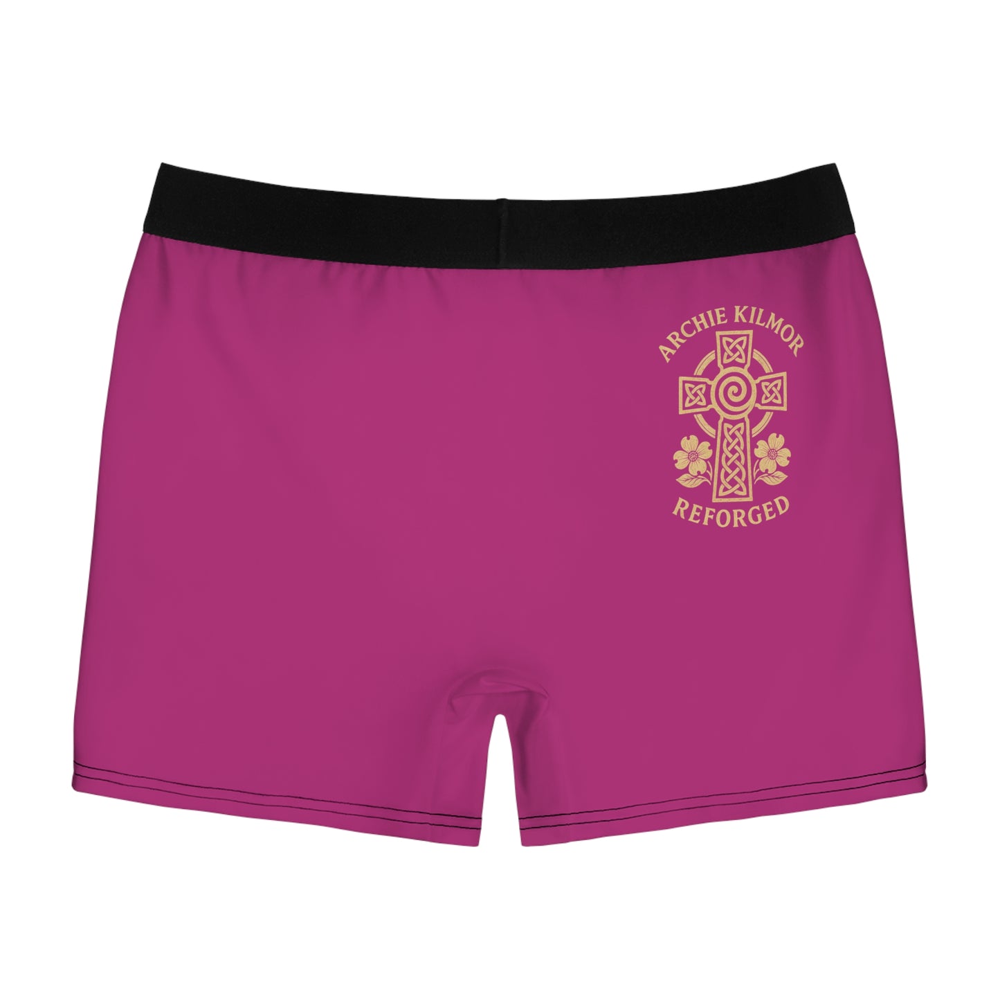"Archie Kilmor Cross - Reforged" #01, Men's Boxer Briefs (Dark Pink)