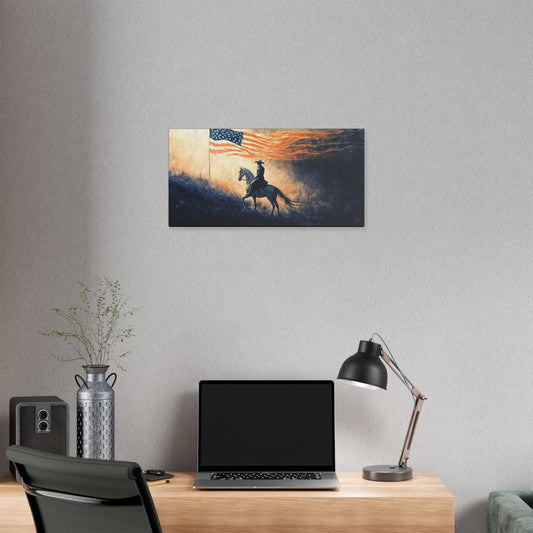 "Liberty under God", Stretched Classic Canvas Fine Art Print