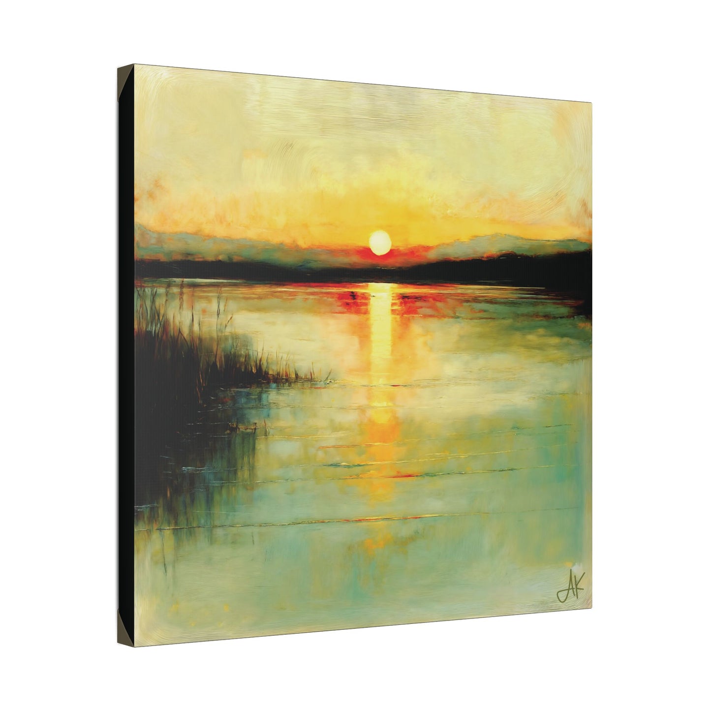 "Today Becomes Yesterday", Stretched Classic Canvas Fine Art Print
