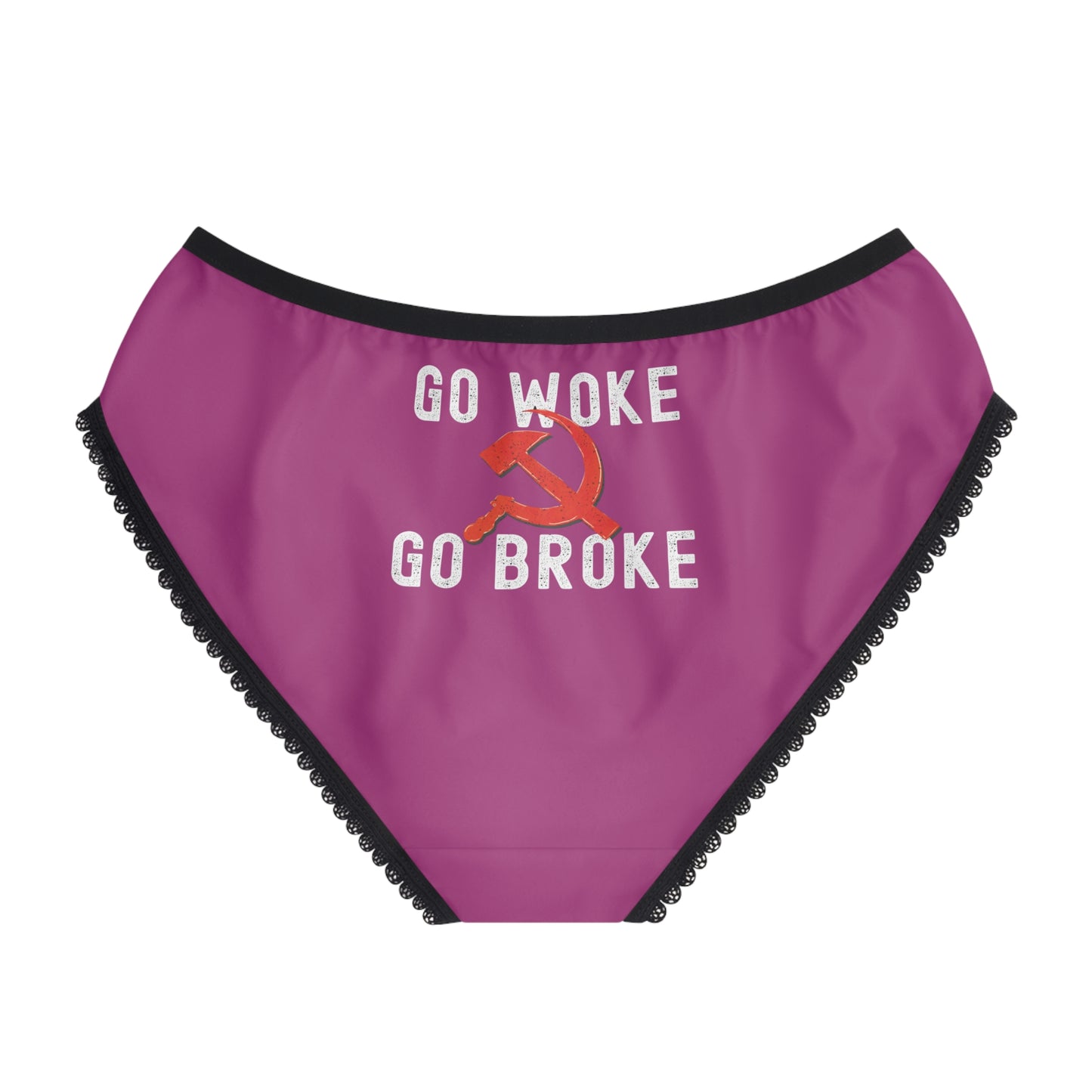 "Go Woke Go Broke (Communist)", Women's Briefs (Fandango)