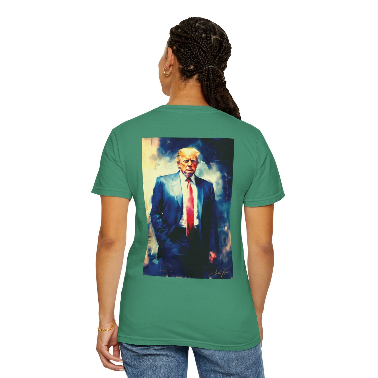 "Trump Portrait No. 6", Unisex T-shirt (Dark Colors)