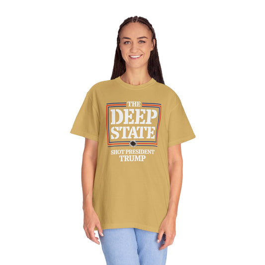 "The Deep State Shot President Trump" #01, Unisex T-shirt