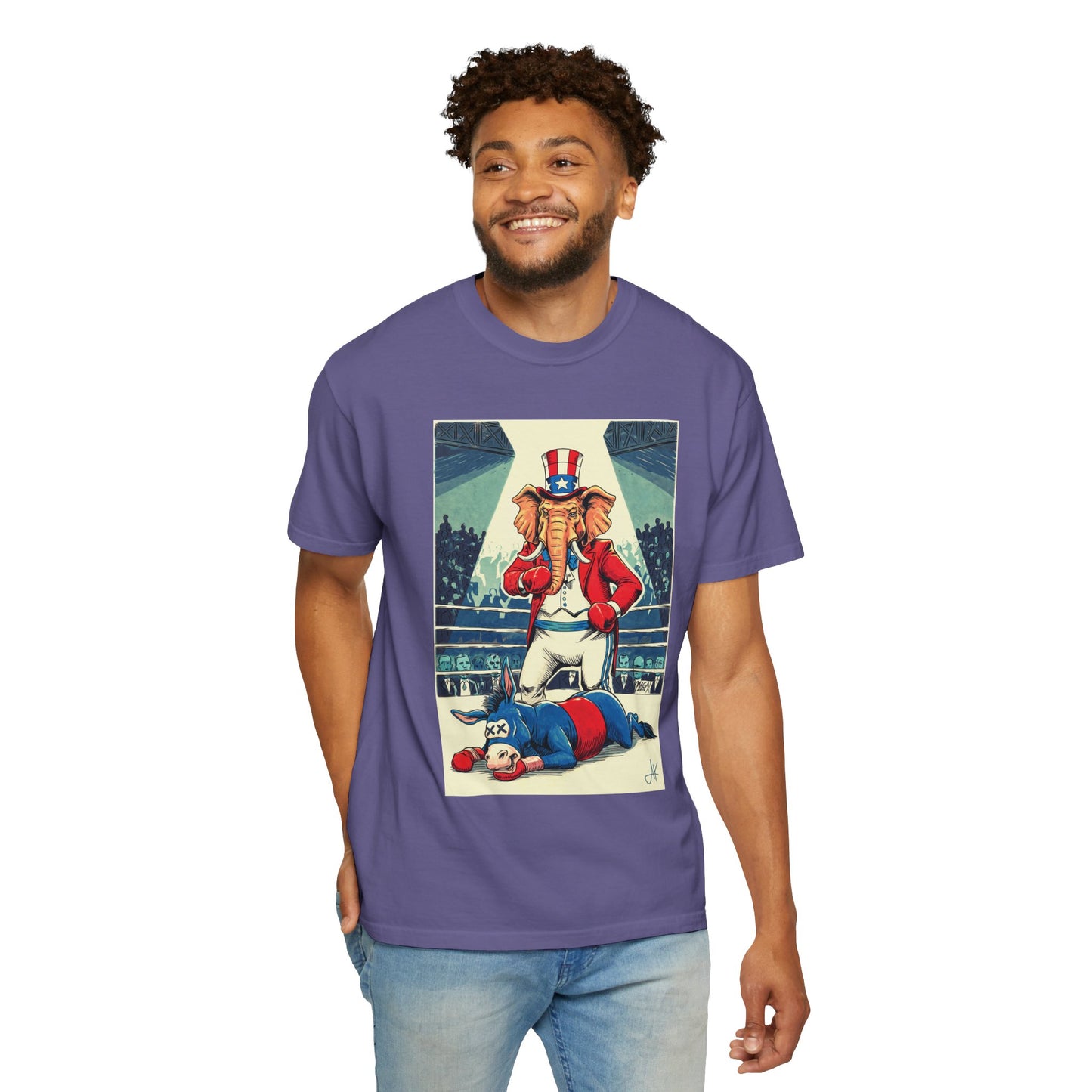"Brutal Woke Knockout 2024", Unisex T-shirt (Dark Colors)