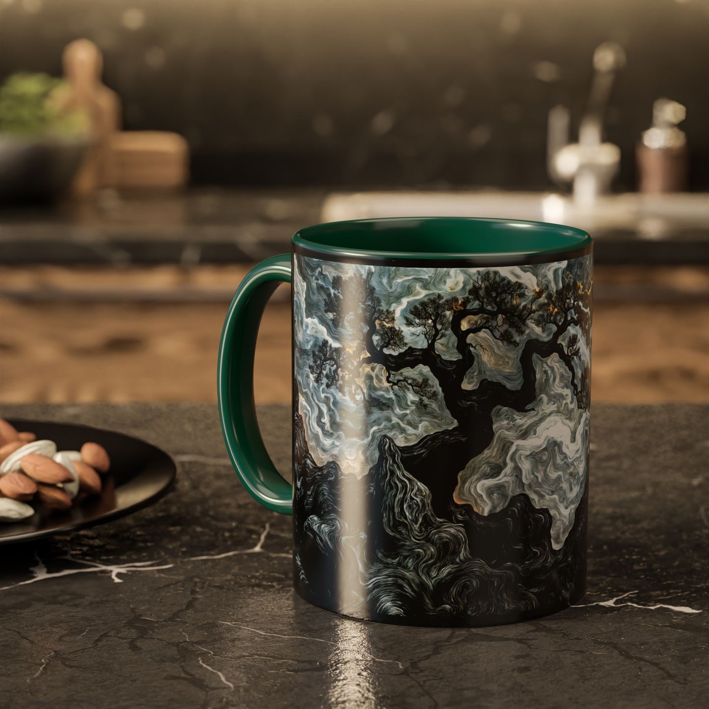 "An Crann Naomh (Gaelic) - The Sacred Tree (English)", Colorful Mugs (11oz & 15oz)