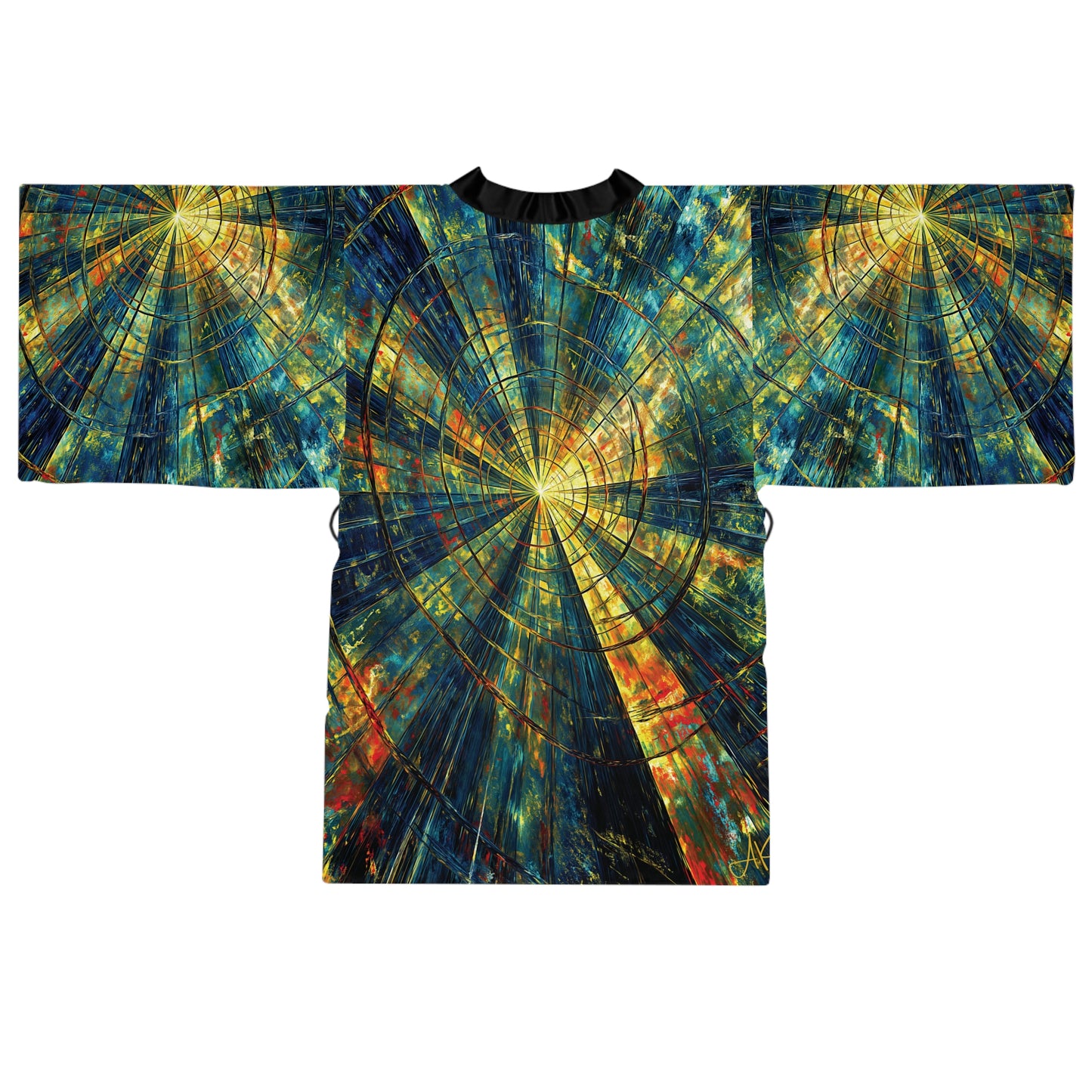 "Afterlife Judgement", Long Sleeve Kimono Robe