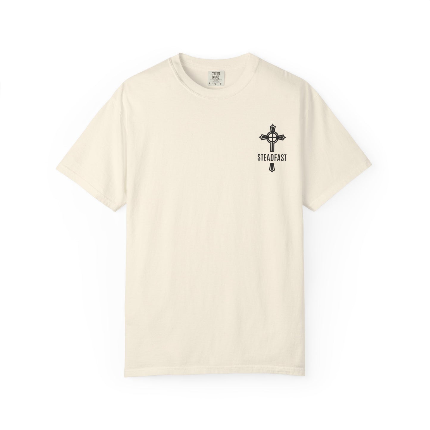 "Steadfast Cross in Black", Unisex T-shirt