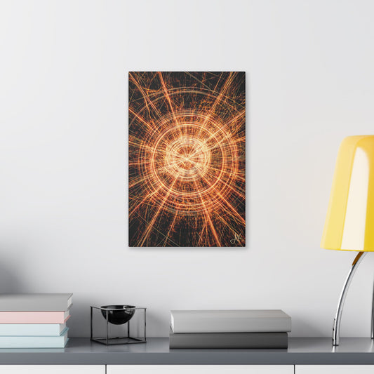 "His Light After Darkness", Stretched Classic Canvas Fine Art Print
