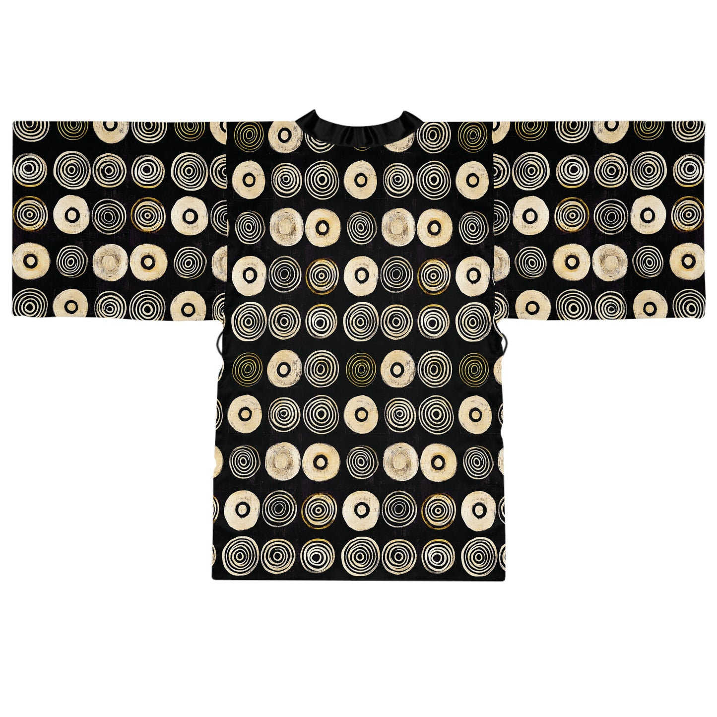 "Punk Polka", Long Sleeve Kimono Robe