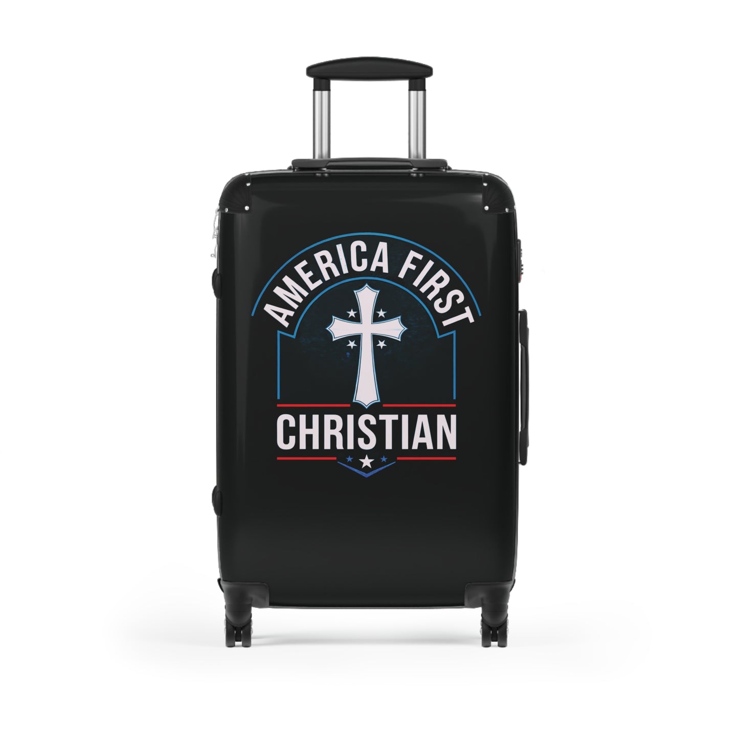 "America First - Christian" #02 Suitcases (Pitch Black)