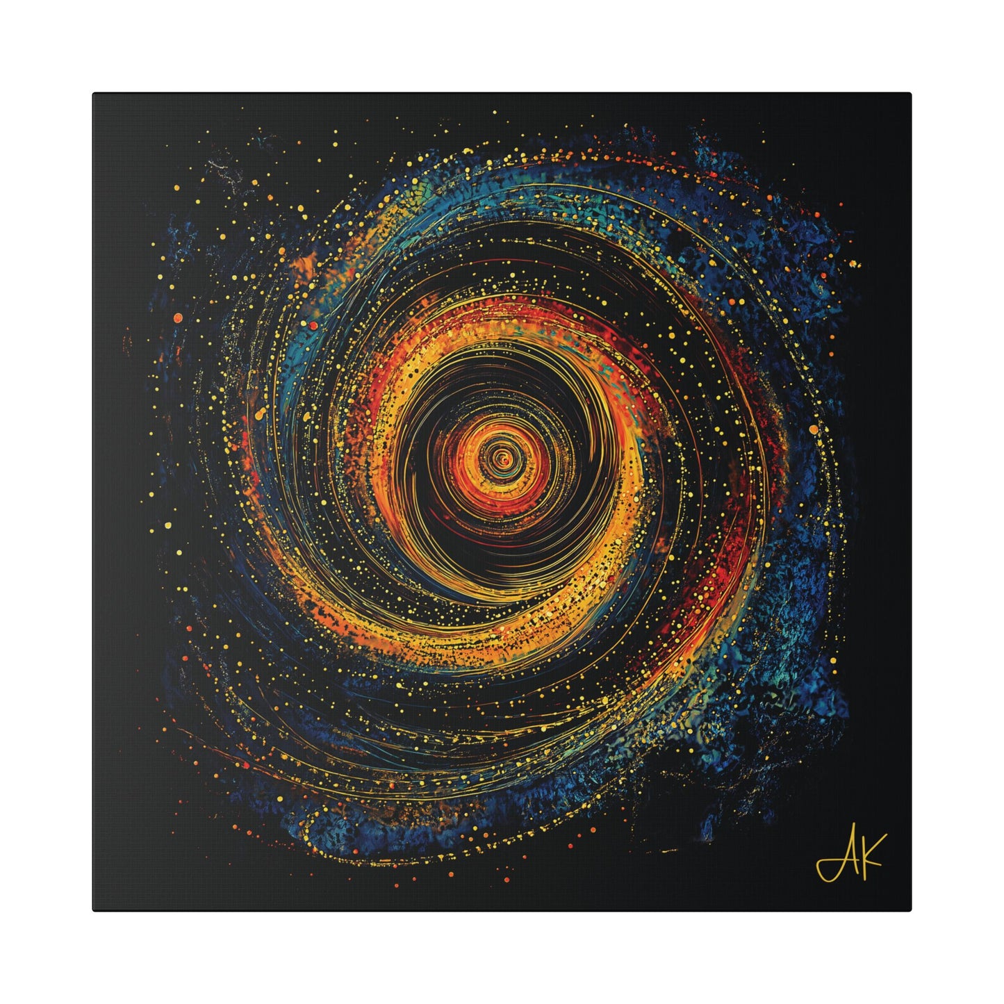 "Galactic Spiral", Stretched Classic Canvas Fine Art Print