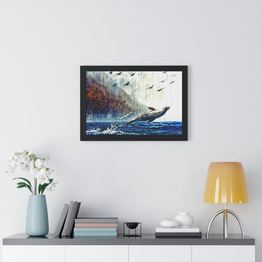 "Flying Free", Framed Paper Poster