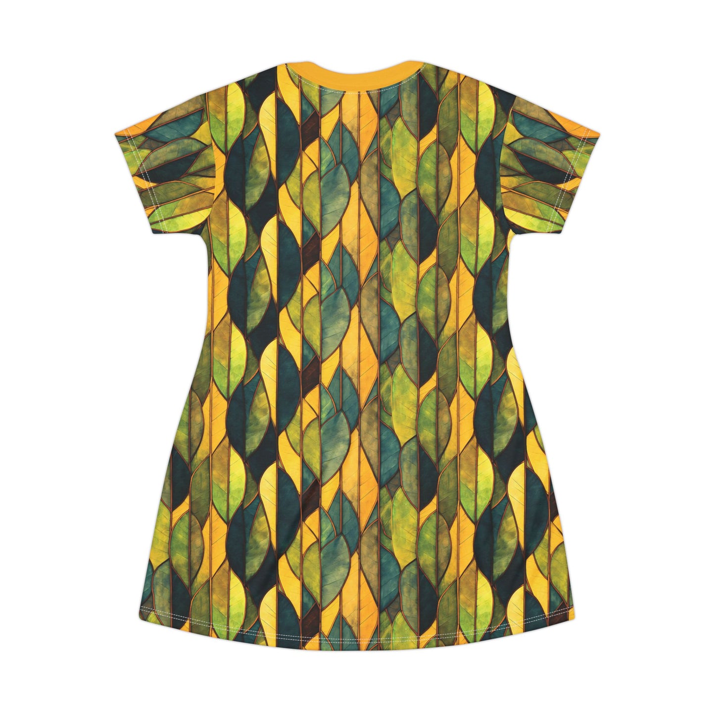 "Inner Grove", T-Shirt Dress (Amber Collar)