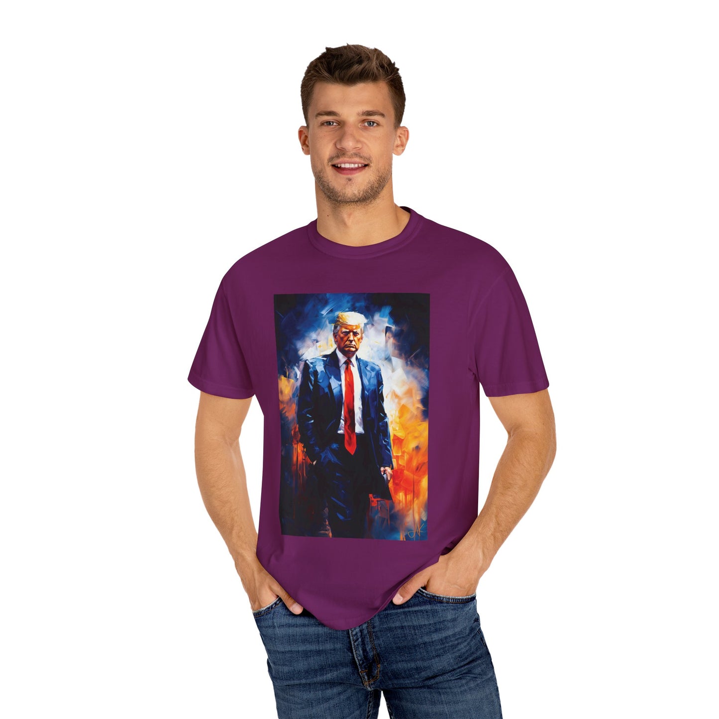 "Trump Portrait" #22, Unisex T-shirt (Dark Colors)