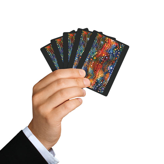 "Abstract 69", Fine Art Playing Cards (Void Black)