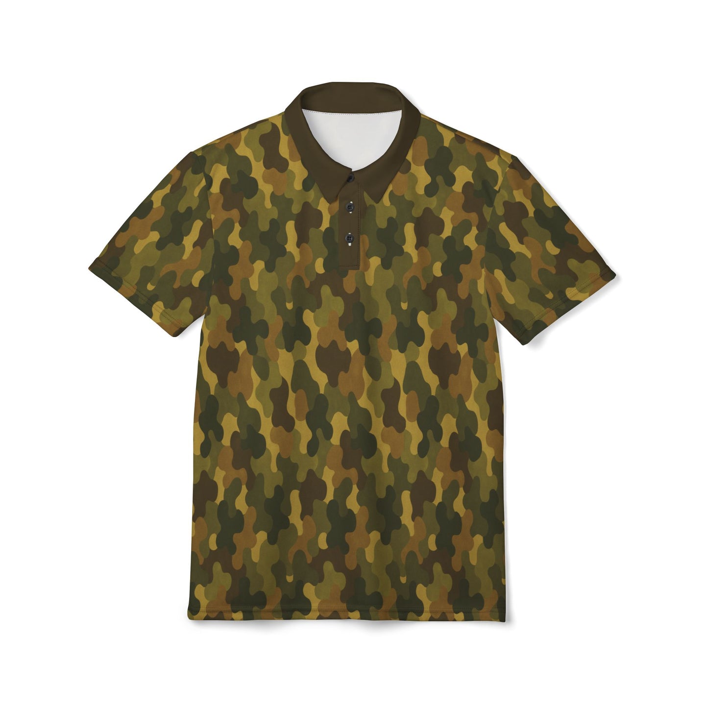 "SASR Day-Ops Camouflage" Unisex Polo Shirt (SASR Brown Collar)