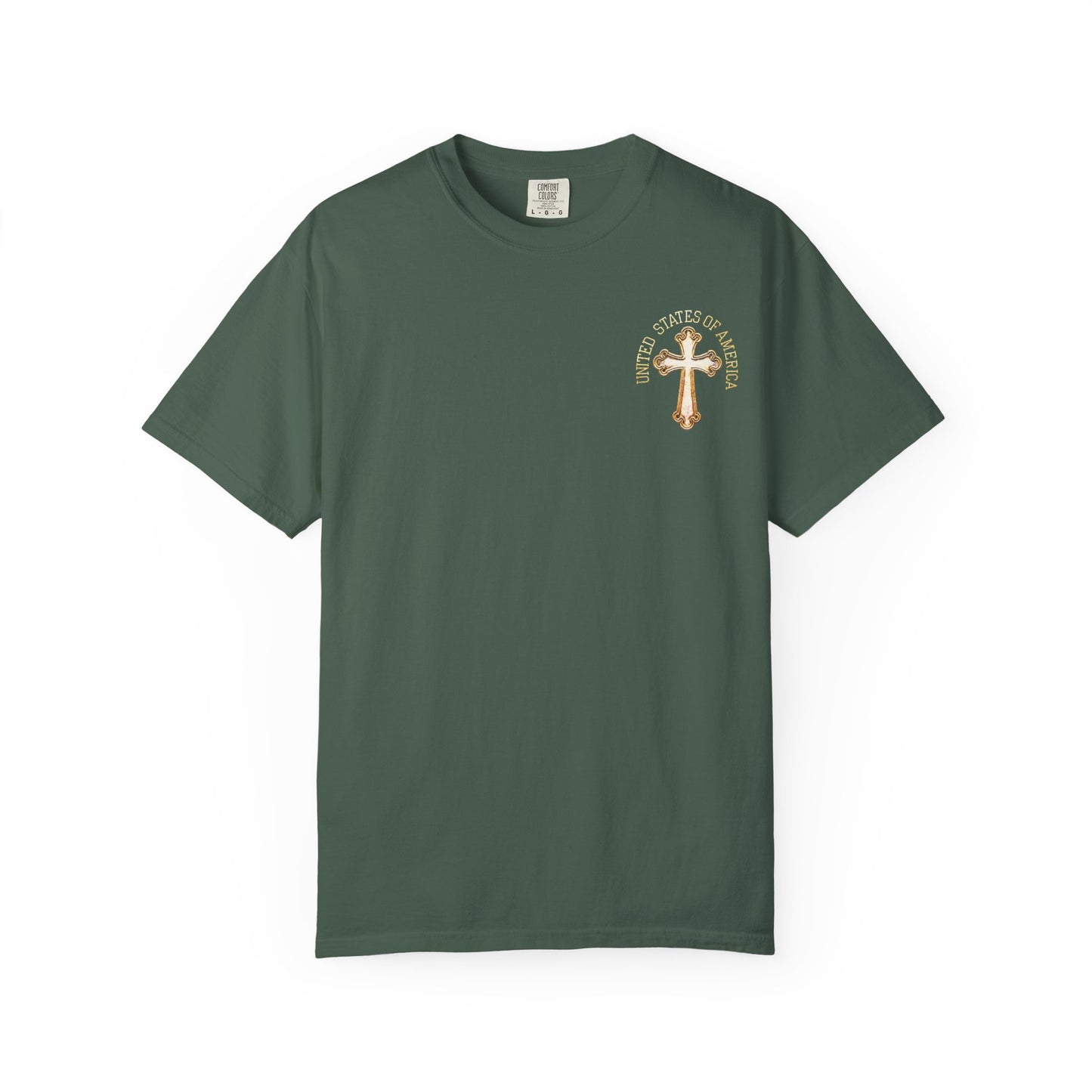 "USA Gold Cross", Unisex T-shirt