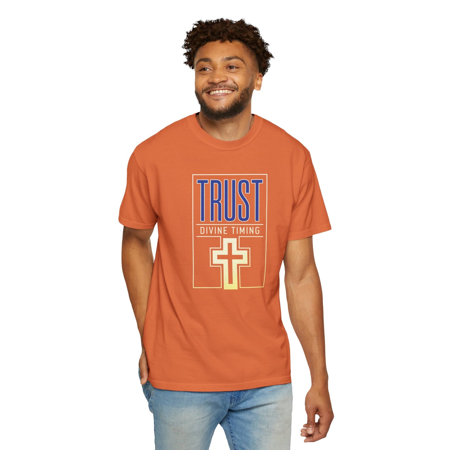 "Trust Divine Timing" #01, Unisex T-shirt