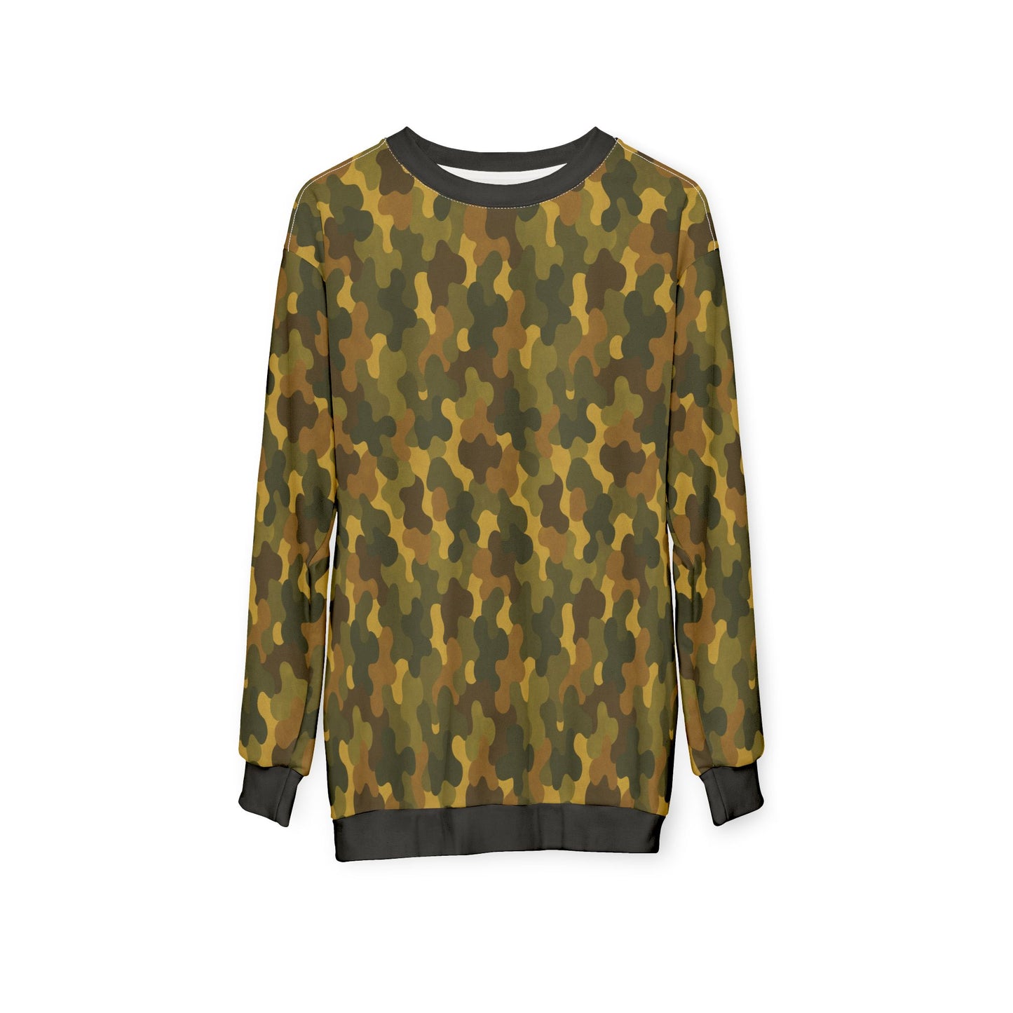 "SASR Day-Ops Camouflage", Unisex Sweatshirt (SASR Black Cuffs and Collar)
