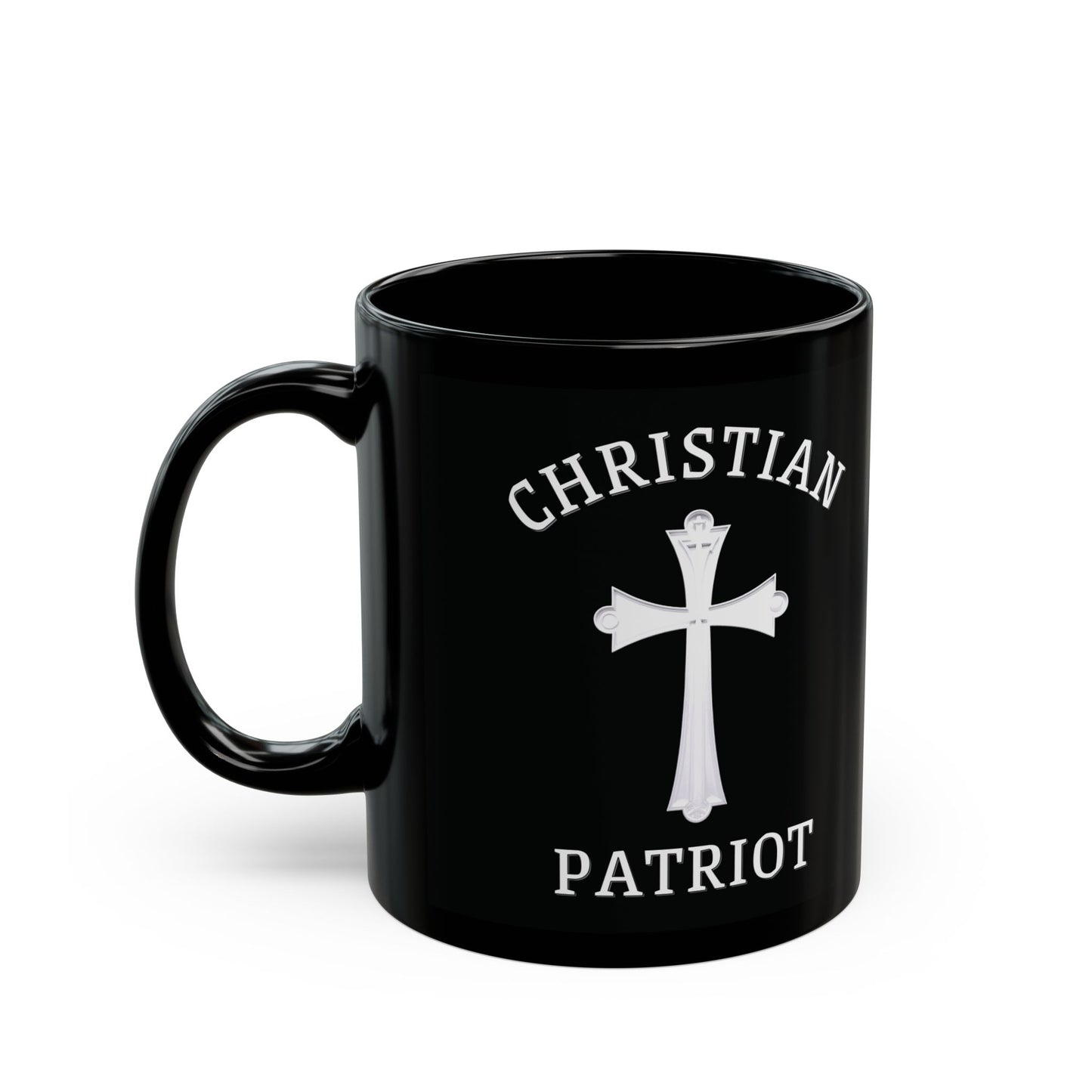 "Christian Patriot" #04, Black Mug (11oz & 15oz)