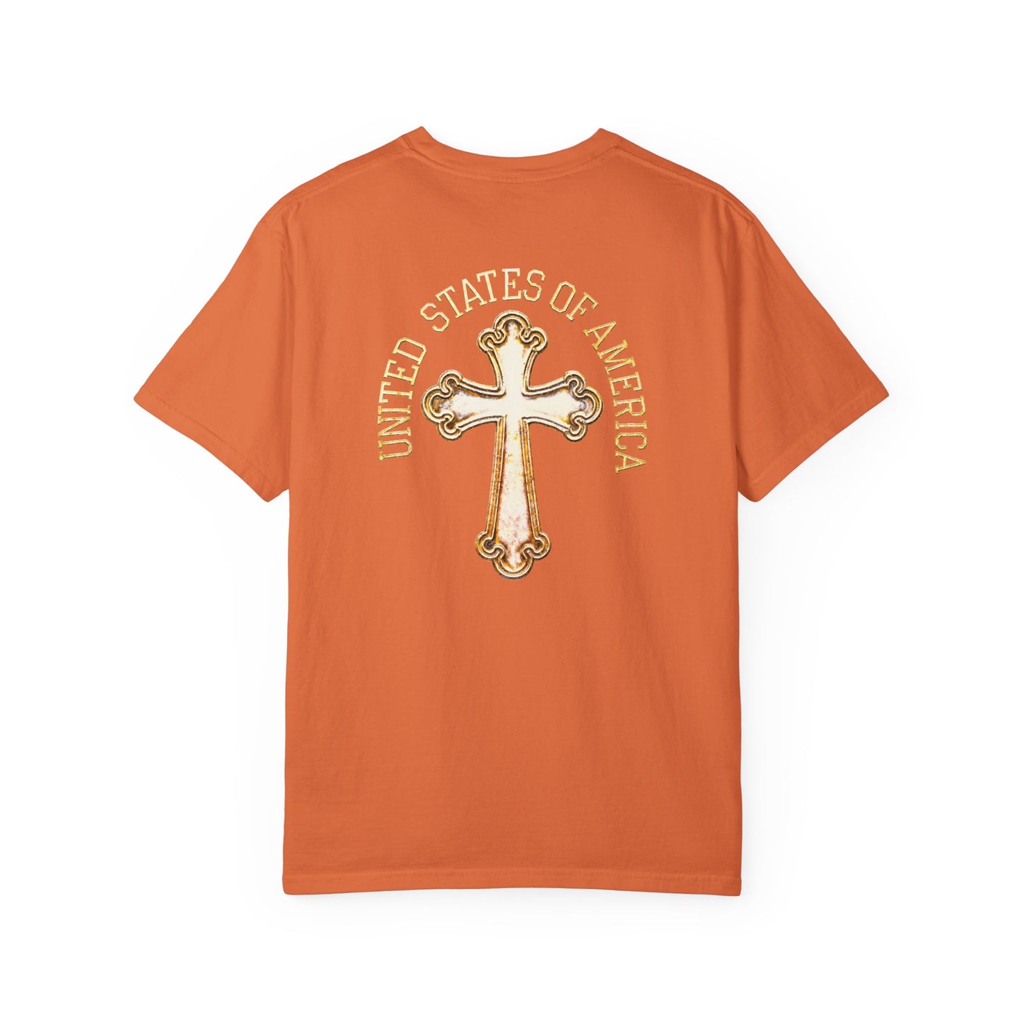 "USA Gold Cross", Unisex T-shirt