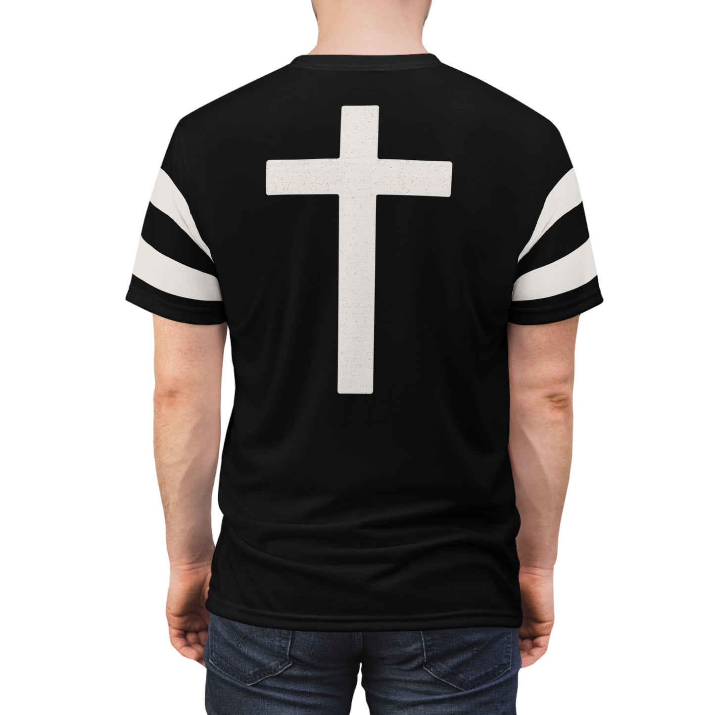 "Faith Overcomes Fear", Unisex Tee (Moonless Black)
