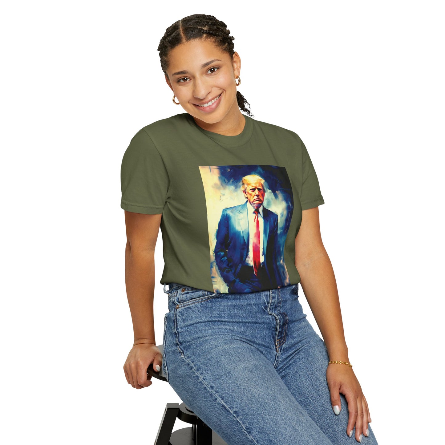 "Trump Portrait No. 6", Unisex T-shirt (Dark Colors)