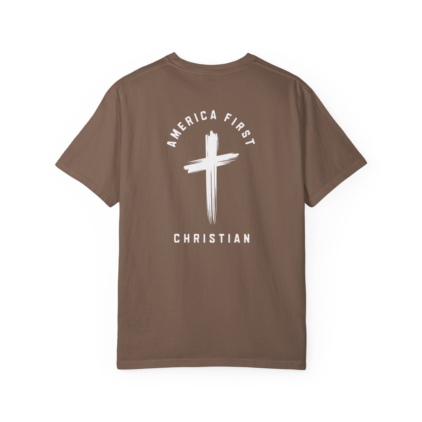 "America First Christian" #05, Unisex T-shirt (Dark Colors)